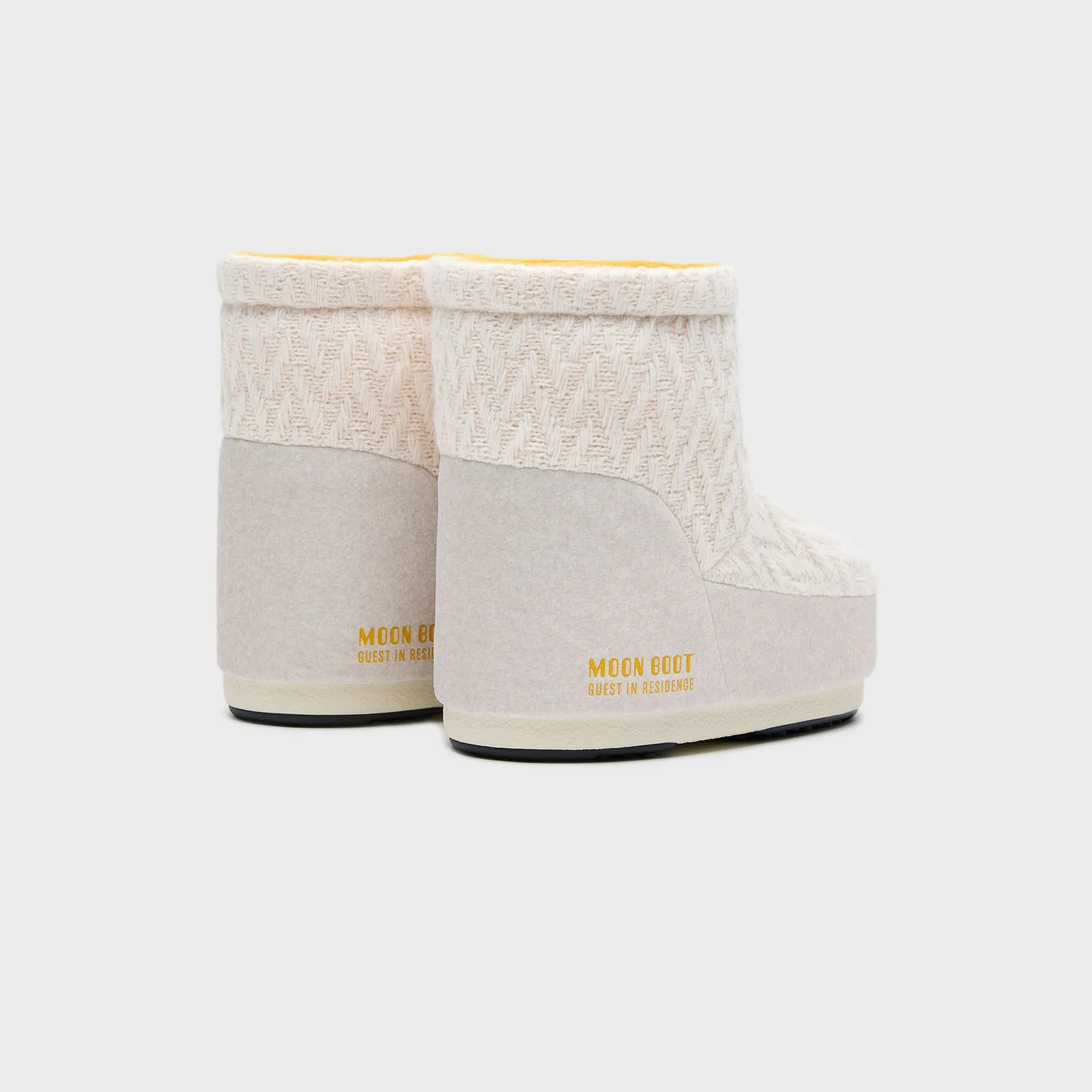 Moon Boot x Guest In Residence WMNS Knit No Lace Boots - White / Sand sold by Kith product image thumbnail 3