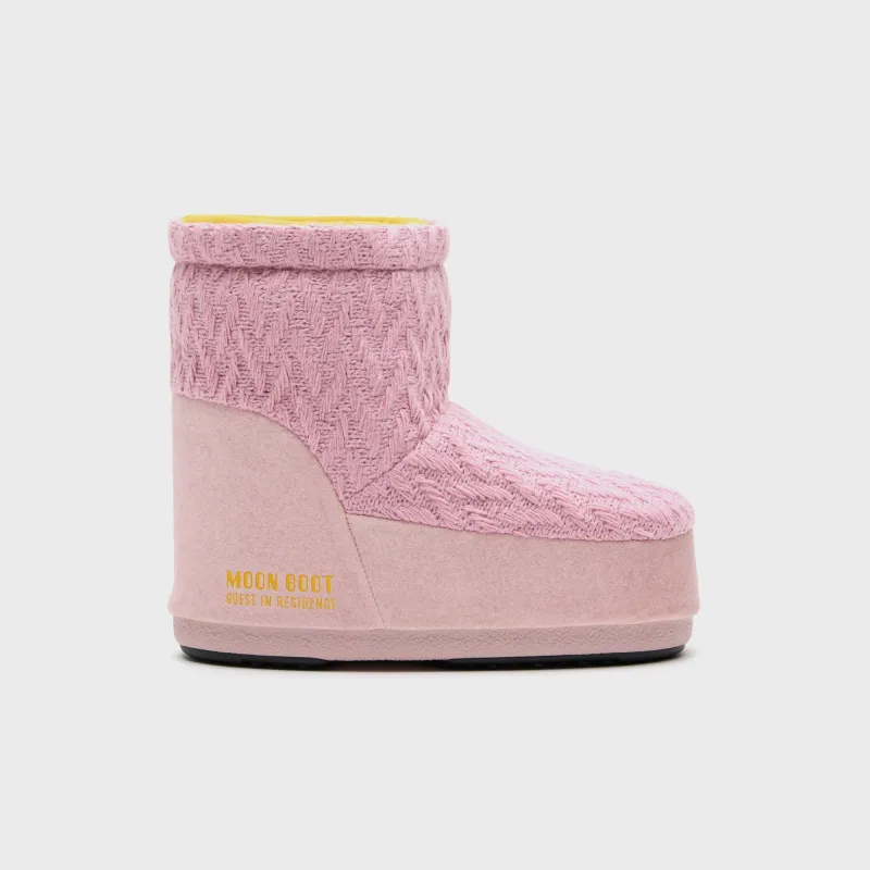 Moon Boot x Guest In Residence WMNS Knit No Lace Boots - Rose sold by Kith