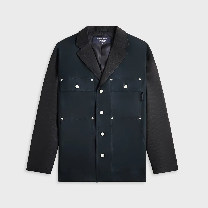 CDG Homme Jacket - Navy / Grey sold by Kith