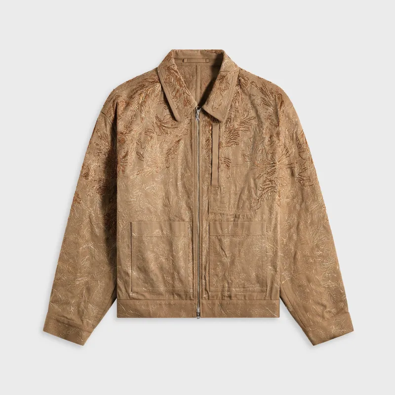 Dries Van Noten Veper Gd Emb 1046 M.W.Jacket - Taupe sold by Kith
