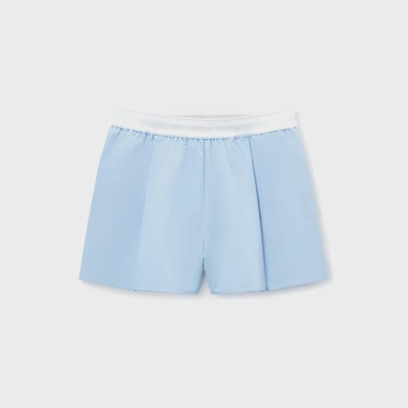 Alexander Wang Short with Logo Elastic - Oxford Blue made by Alexander Wang