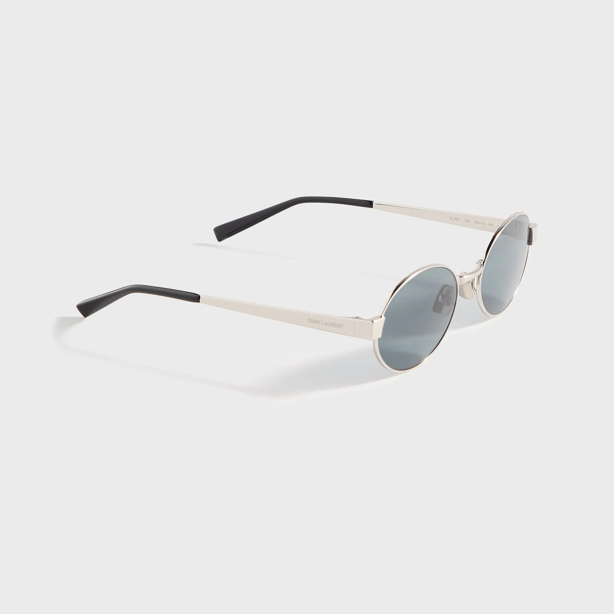 Saint Laurent SL 692 Sunglasses - Silver / Blue sold by Kith product image thumbnail 2