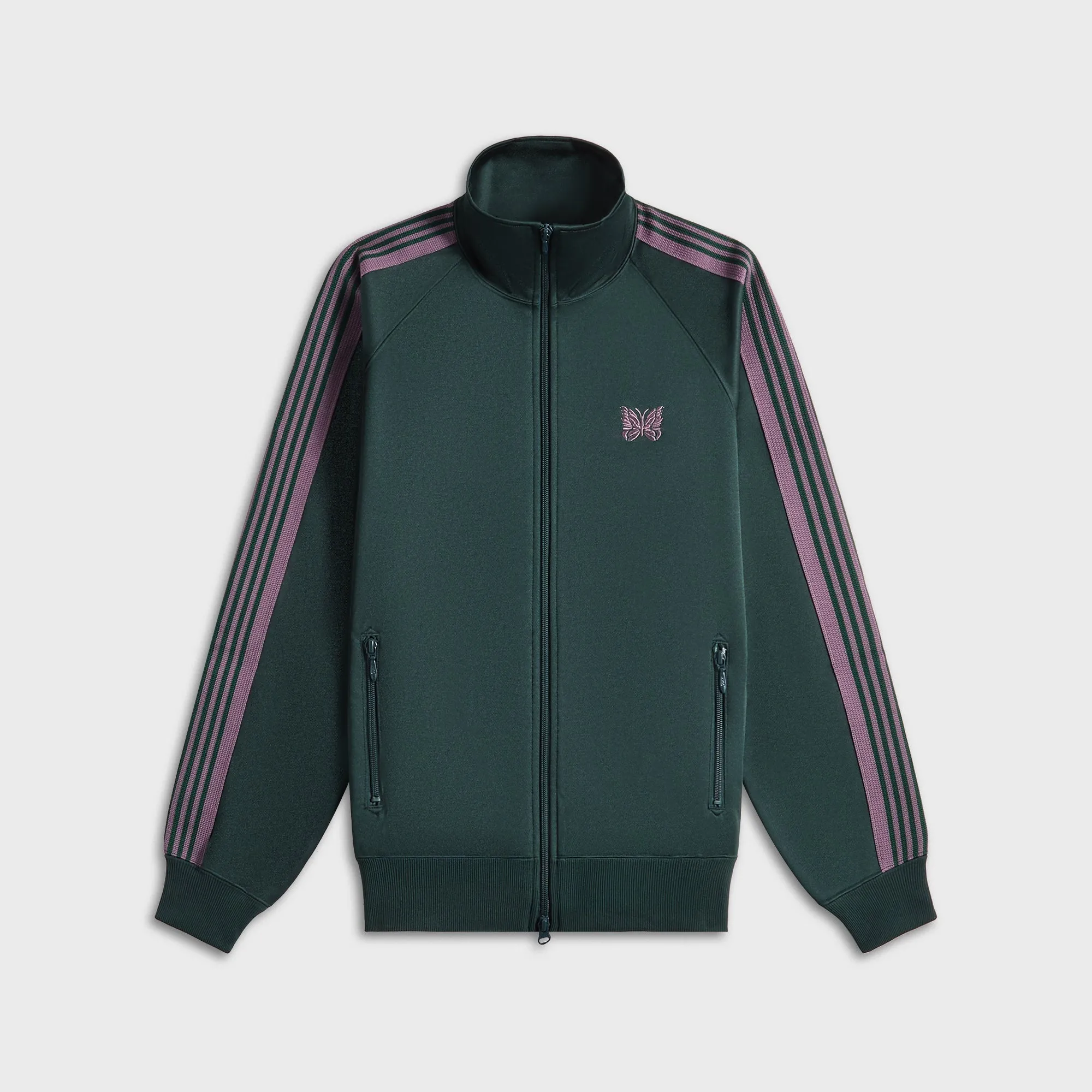 Needles Poly Smooth Track Jacket - Green sold by Kith