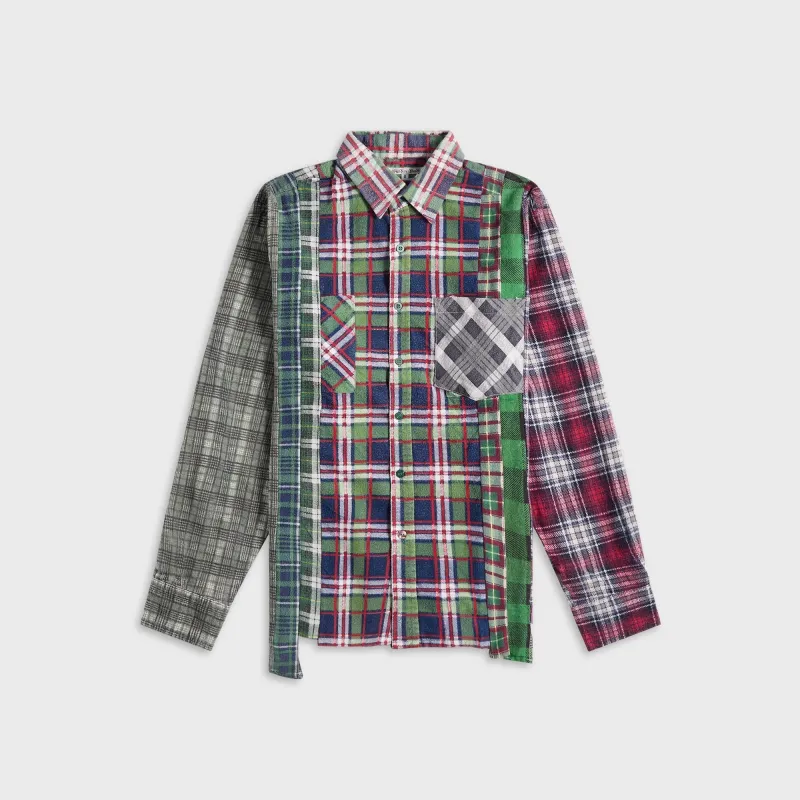 Needles Flannel Shirt 7 Cuts Shirt - Assorted sold by Kith