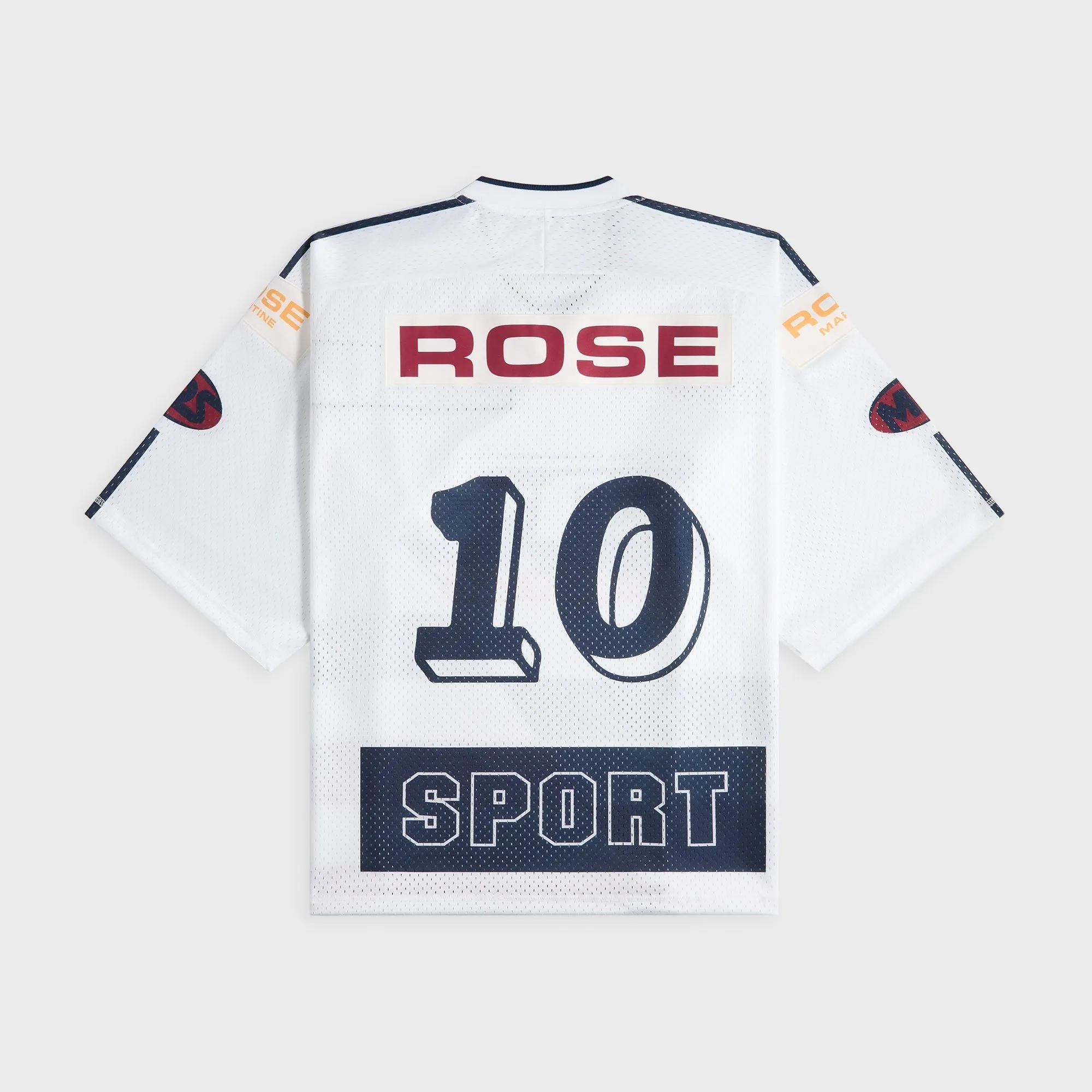 Martine Rose Oversized Hockey Top - White / Navy sold by Kith product image thumbnail 2