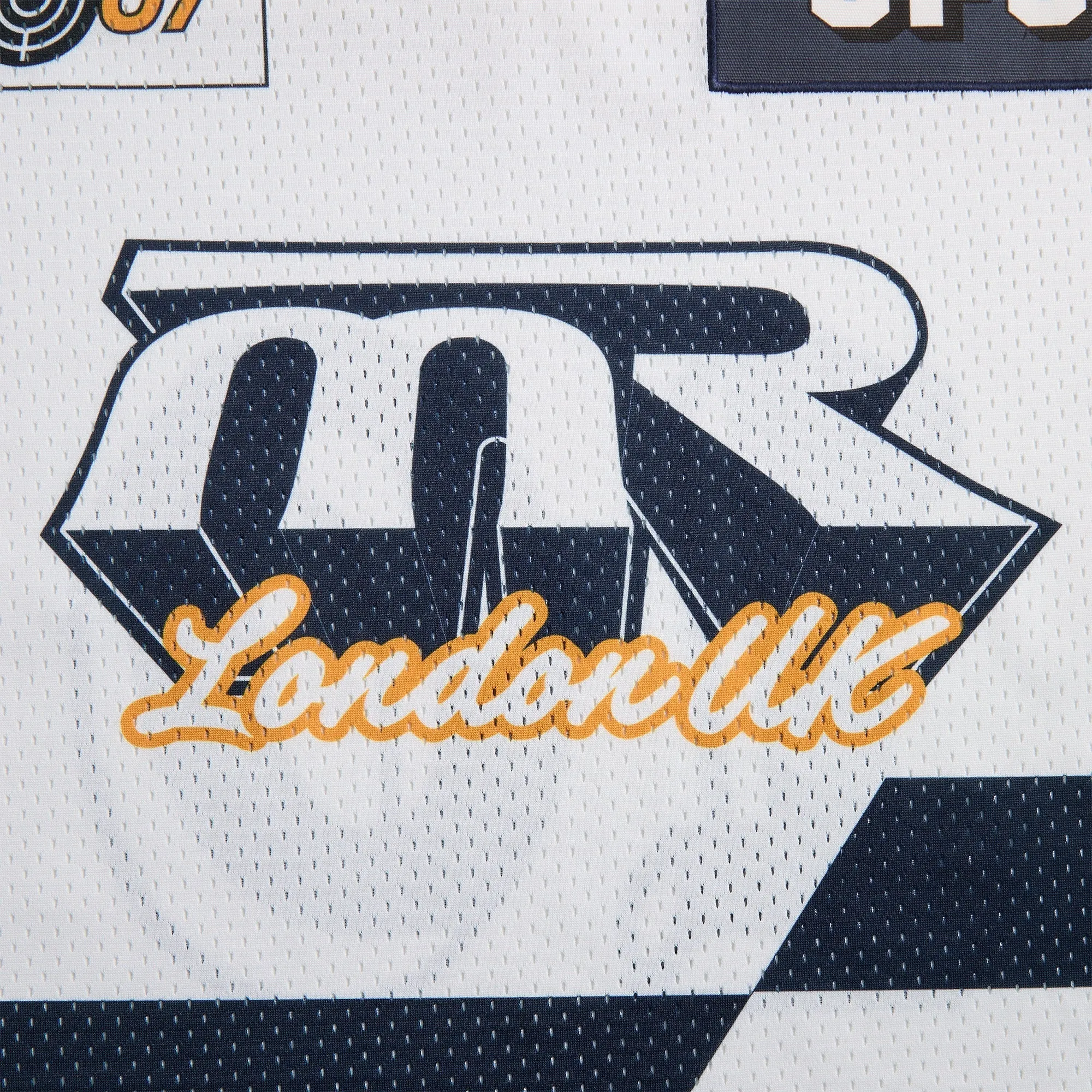 Martine Rose Oversized Hockey Top - White / Navy sold by Kith product image thumbnail 3