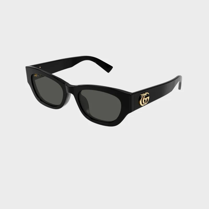 Gucci Square Sunglasses- Black / Grey sold by Kith