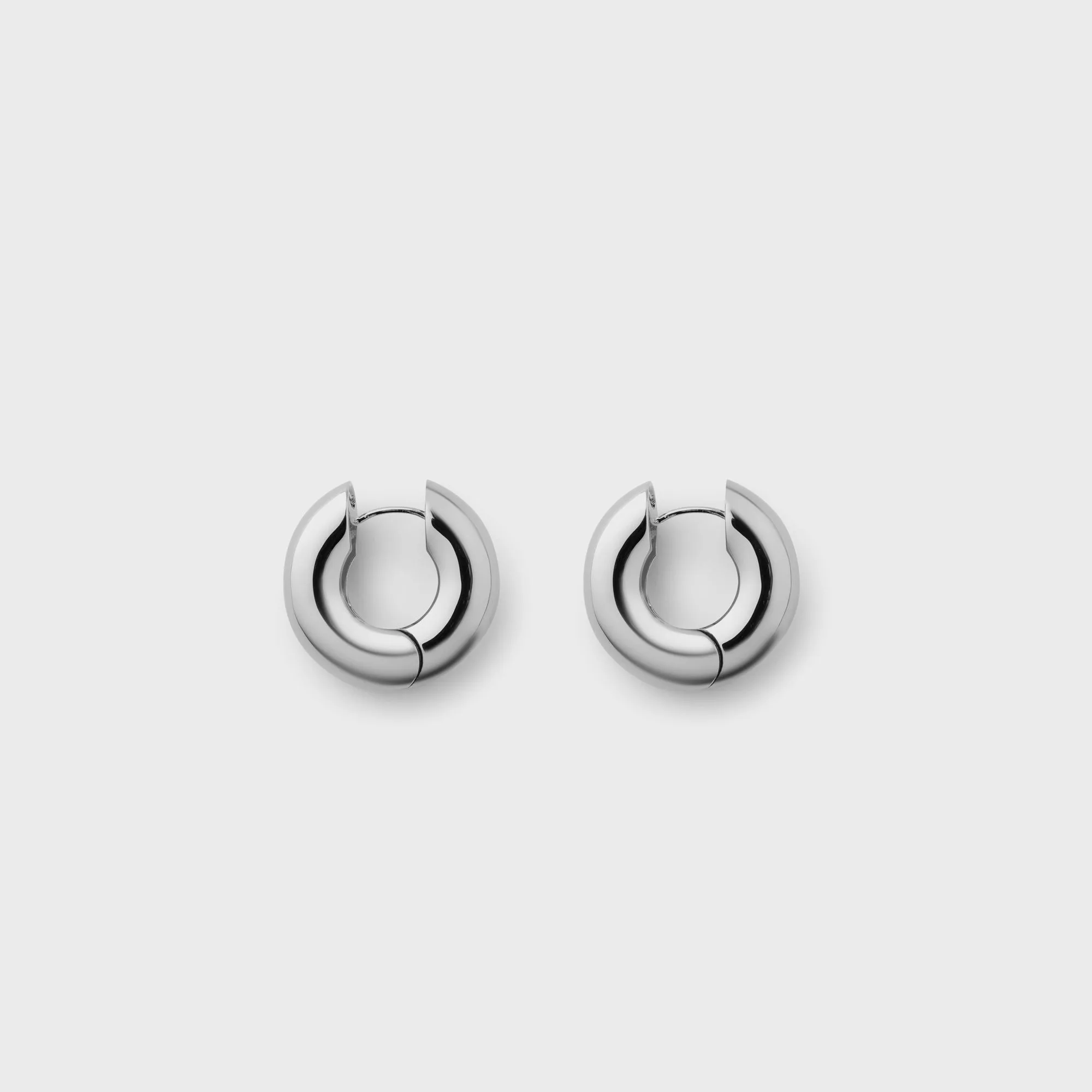 Eliou Jumbo Devon Hoops - Silver sold by Kith
