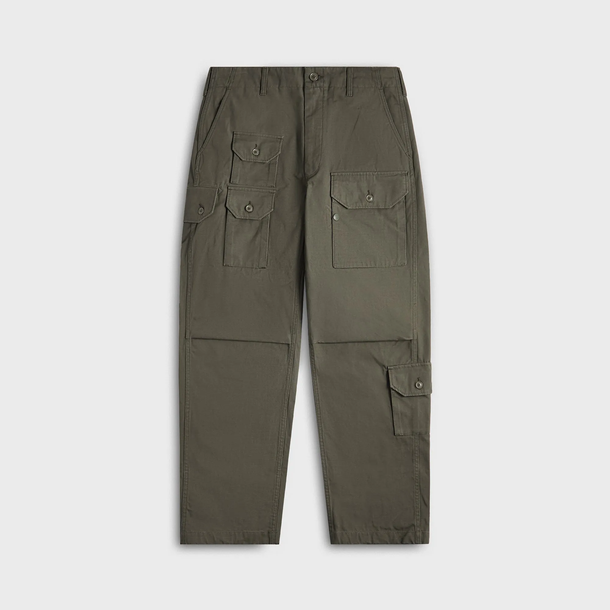 Engineered Garments Heavyweight Cotton Ripstop Pant - Olive sold by Kith