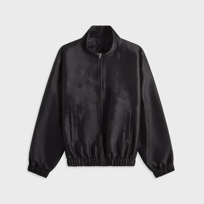 Undercover Black Deconstructed Zip Bomber Blouson - Black sold by Kith