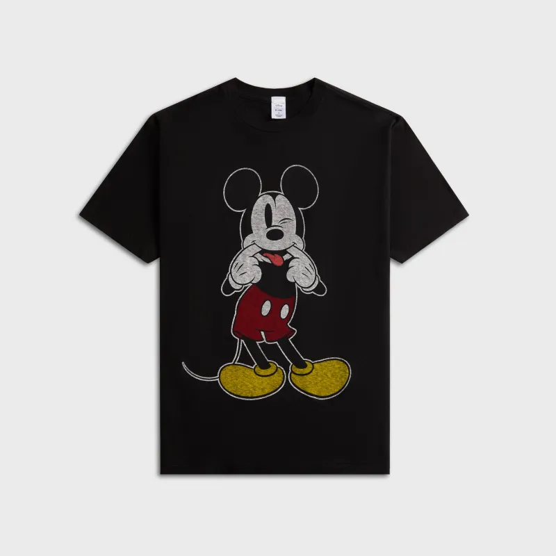 ReDone Silly Mickey Boyfriend Tee - Black sold by Kith