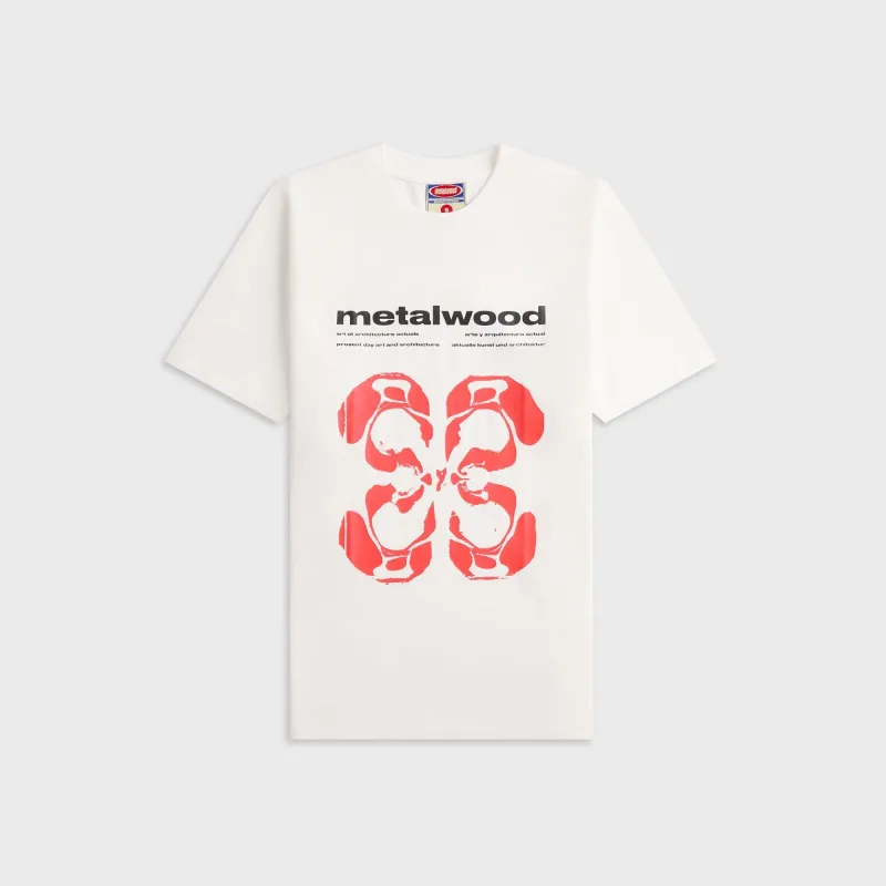 Metalwood Rorschach Tee - White sold by Kith