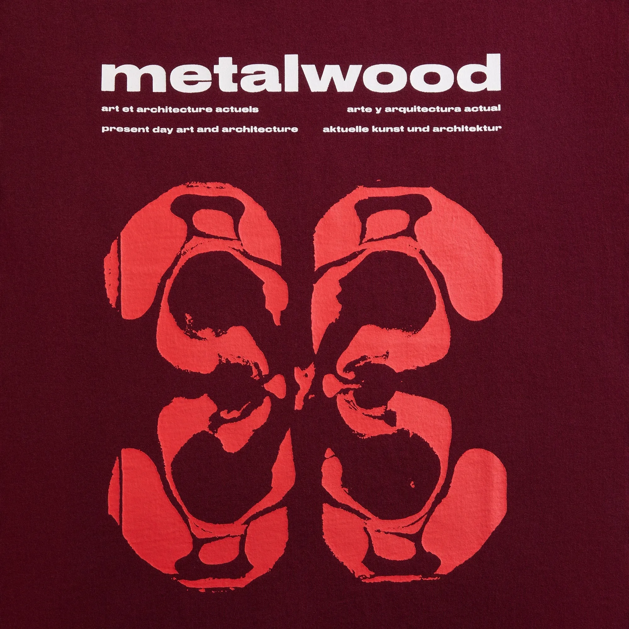 Metalwood Rorschach Tee - Maroon sold by Kith product image thumbnail 3