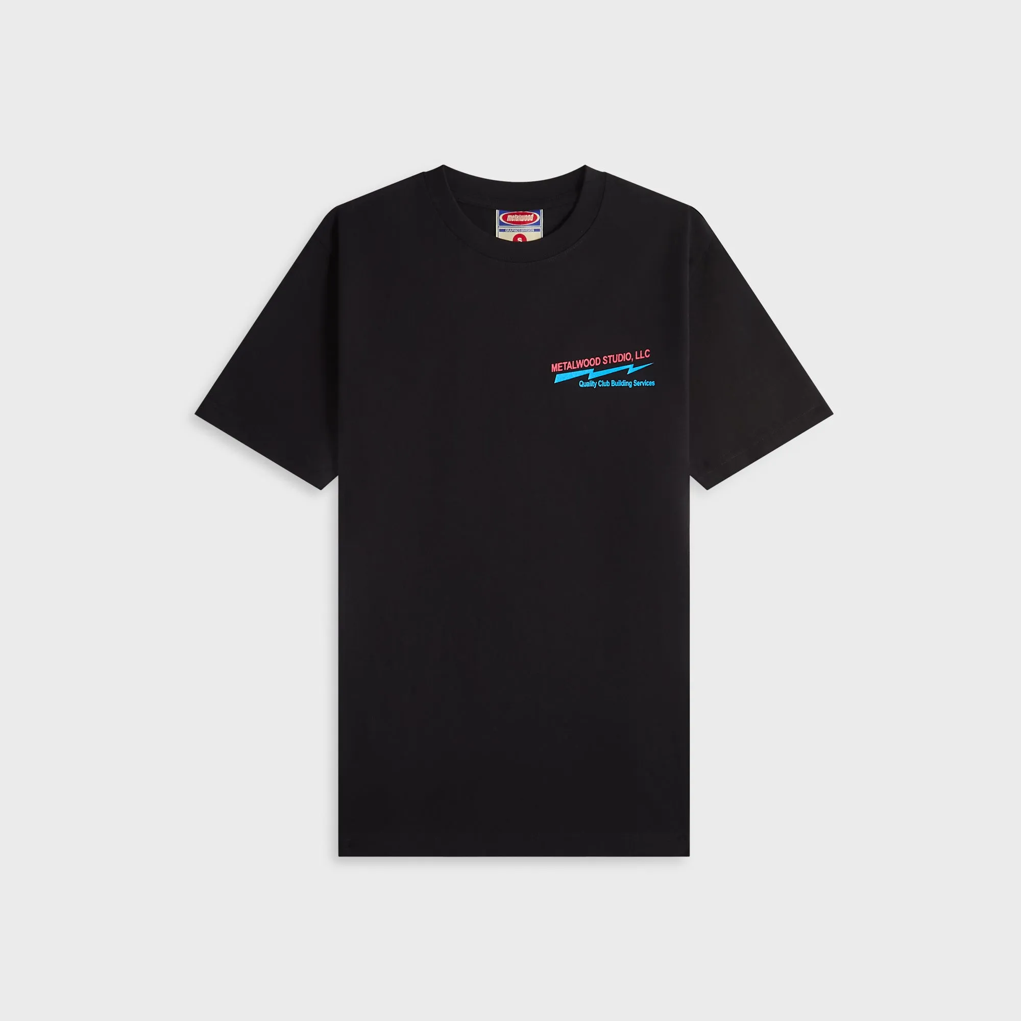Metalwood Club Building Tee - Black sold by Kith