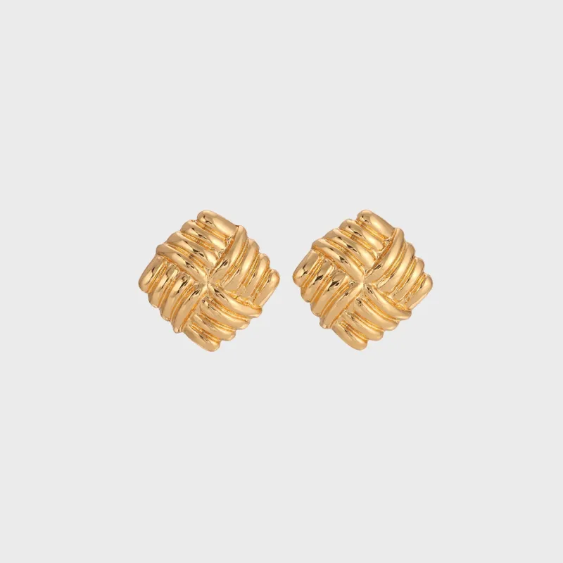 Heaven Mayhem Wind Earring - Gold sold by Kith
