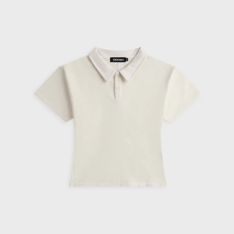 EB Denim Eero Polo Tee - White sold by Kith