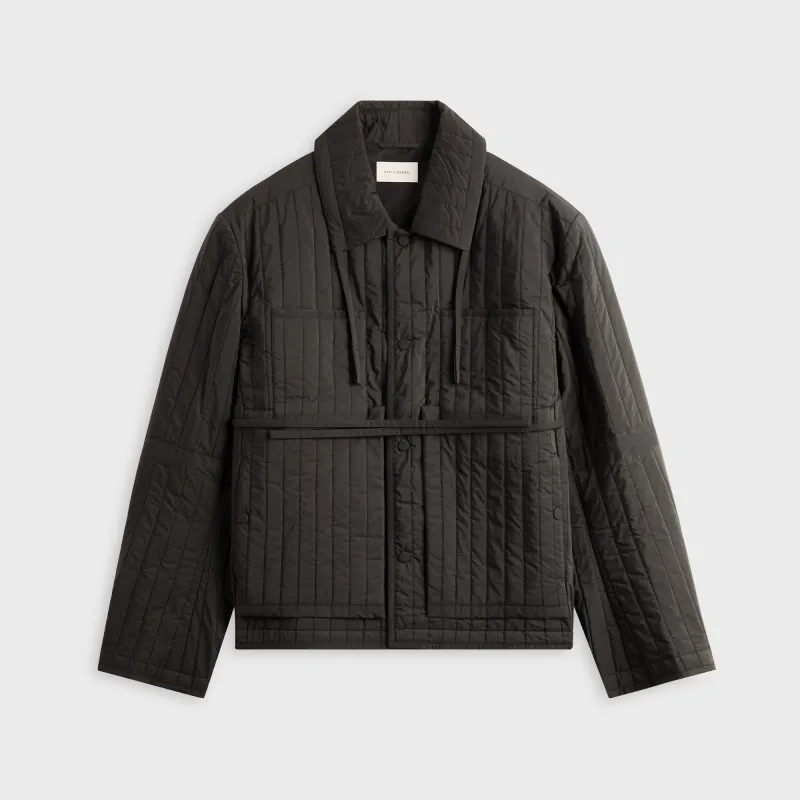 Craig Green Quilted Worker Jacket - Dark Green sold by Kith