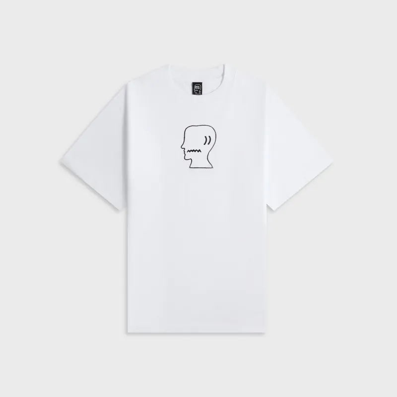 Brain Dead Logo Head Tee - White made by Brain Dead