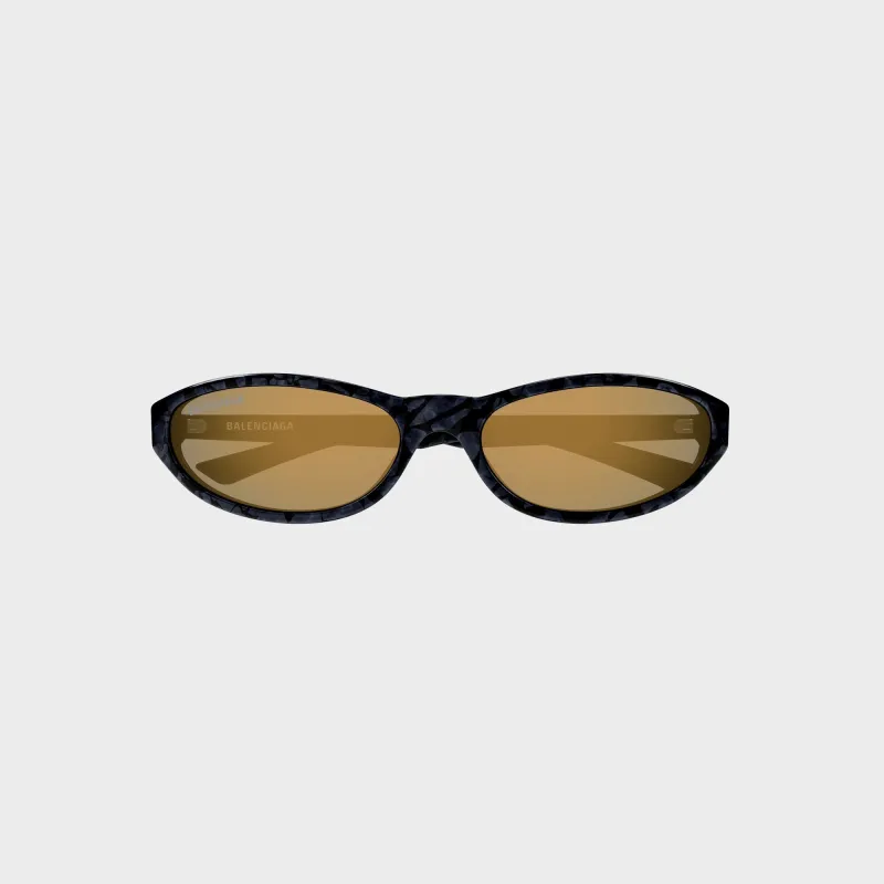 Balenciaga BB0007S Sunglasses - Black sold by Kith
