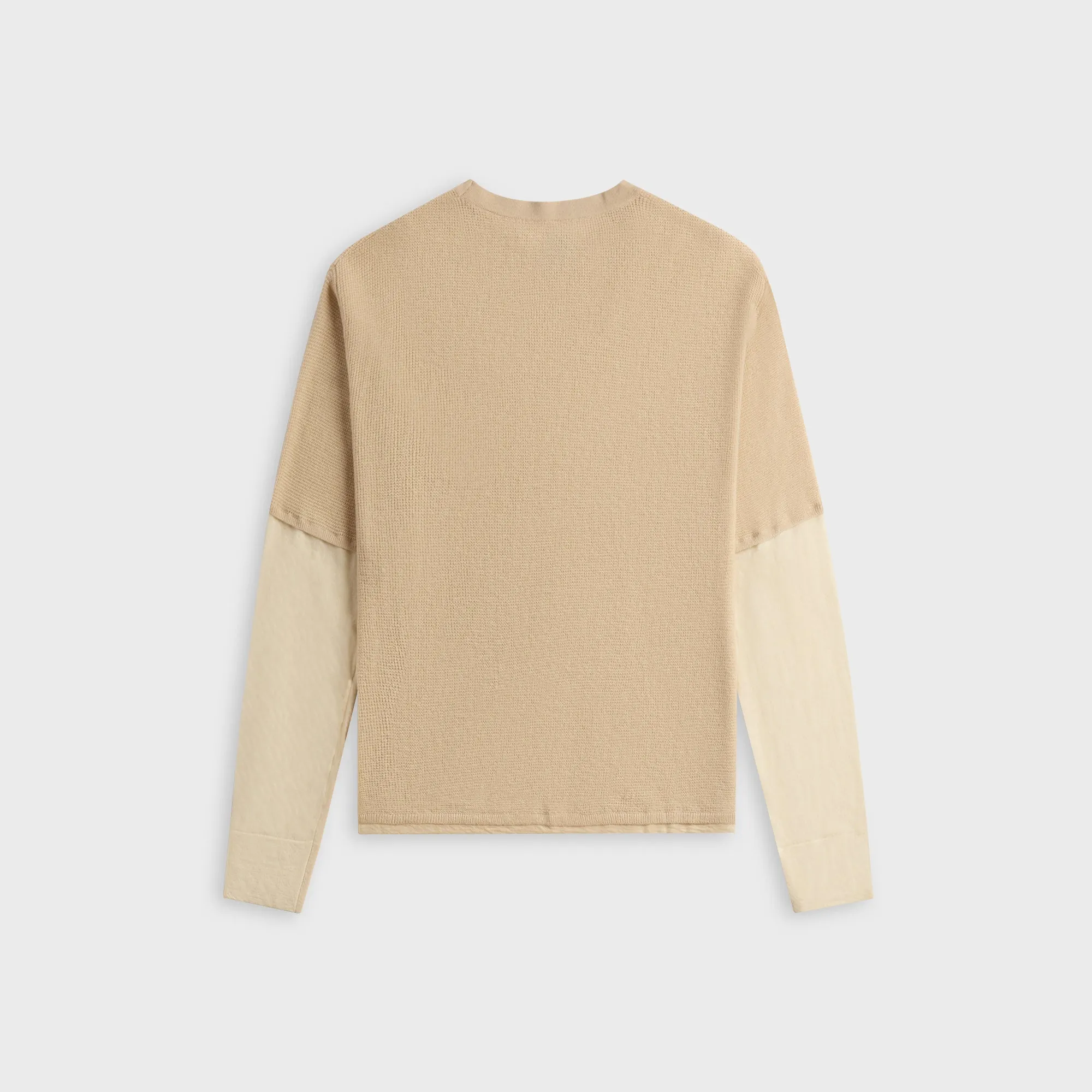 ADRIAN CASHMERE Kai Double Layer top - Cream sold by Kith product image thumbnail 2