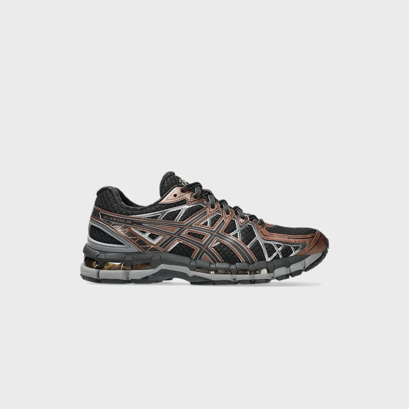 ASICS Gel-Kayano 20 - Black / Reddish Brown sold by Kith