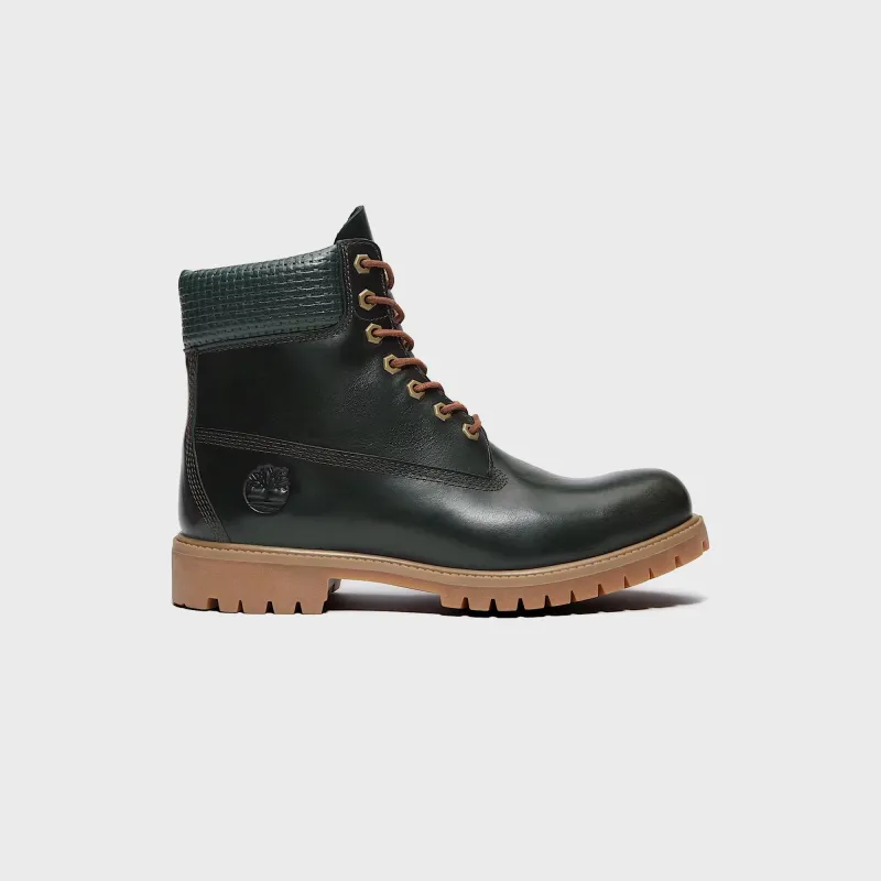 Timberland Emerald Woods 6-Inch Waterproof Boot - Black Nubuck / Dark Green sold by Kith