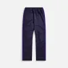Needles Narrow Track Pant Polyester Smooth - Navy sold by Kith