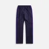 Needles Narrow Track Pant Polyester Smooth - Navy sold by Kith
