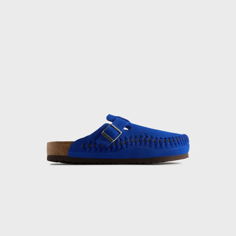 MADE-TO-ORDER | Kith for Birkenstock WMNS Boston Braided - Ultra Blue sold by Kith