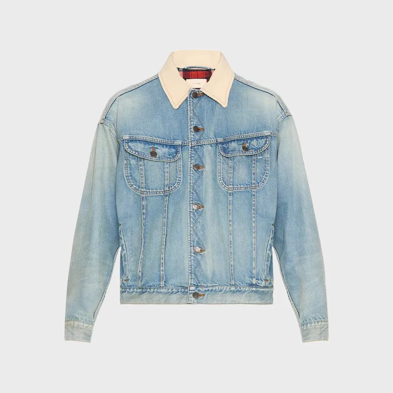 The Row Joret Jacket - Light Indigo sold by Kith