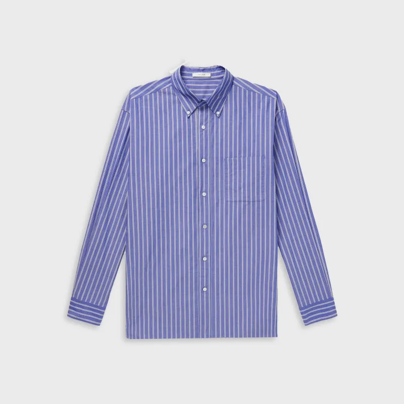 The Row Bresson Shirt - Purple Blue sold by Kith