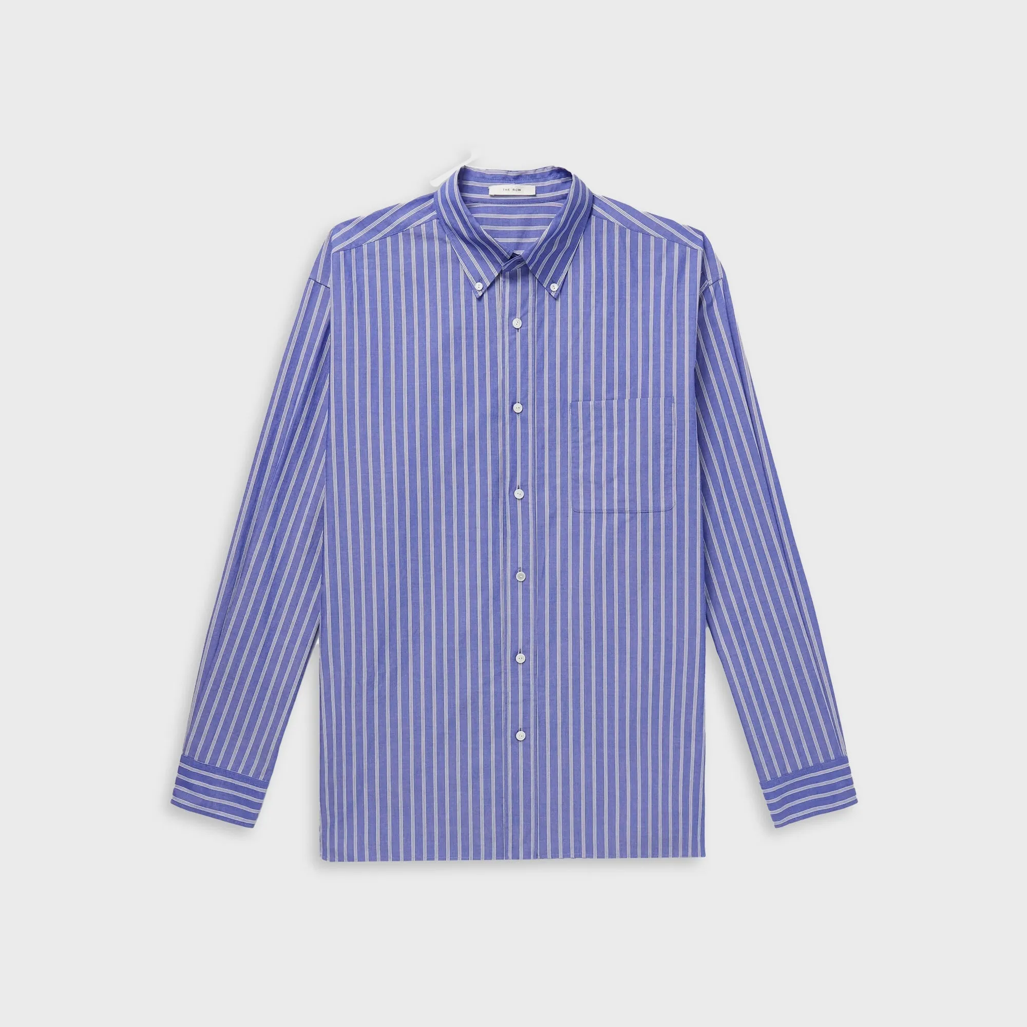 The Row Bresson Shirt - Purple Blue sold by Kith