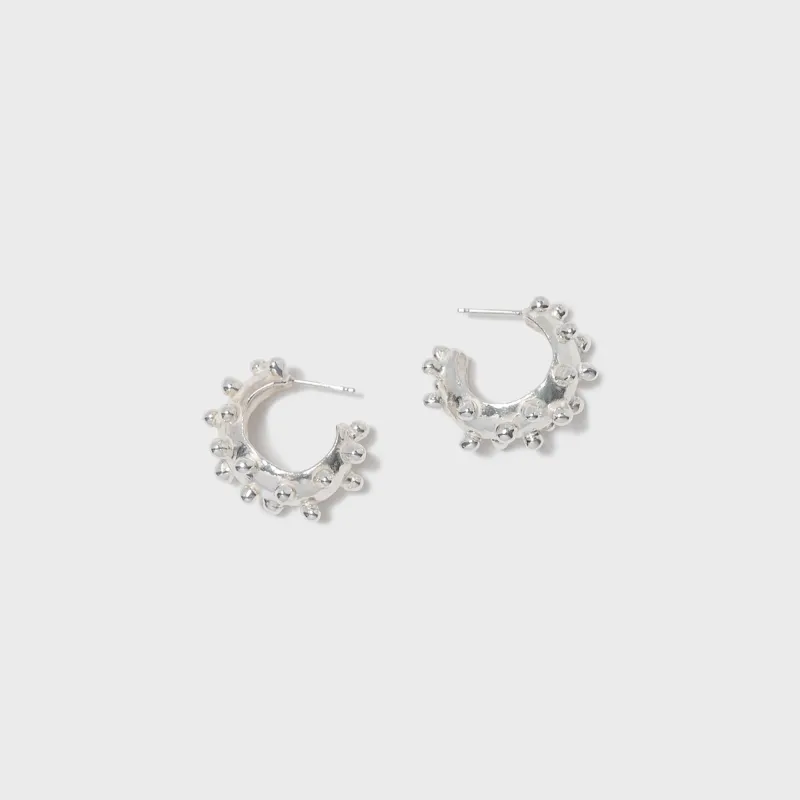 Faris Dotto Hoops - Sterling Silver sold by Kith
