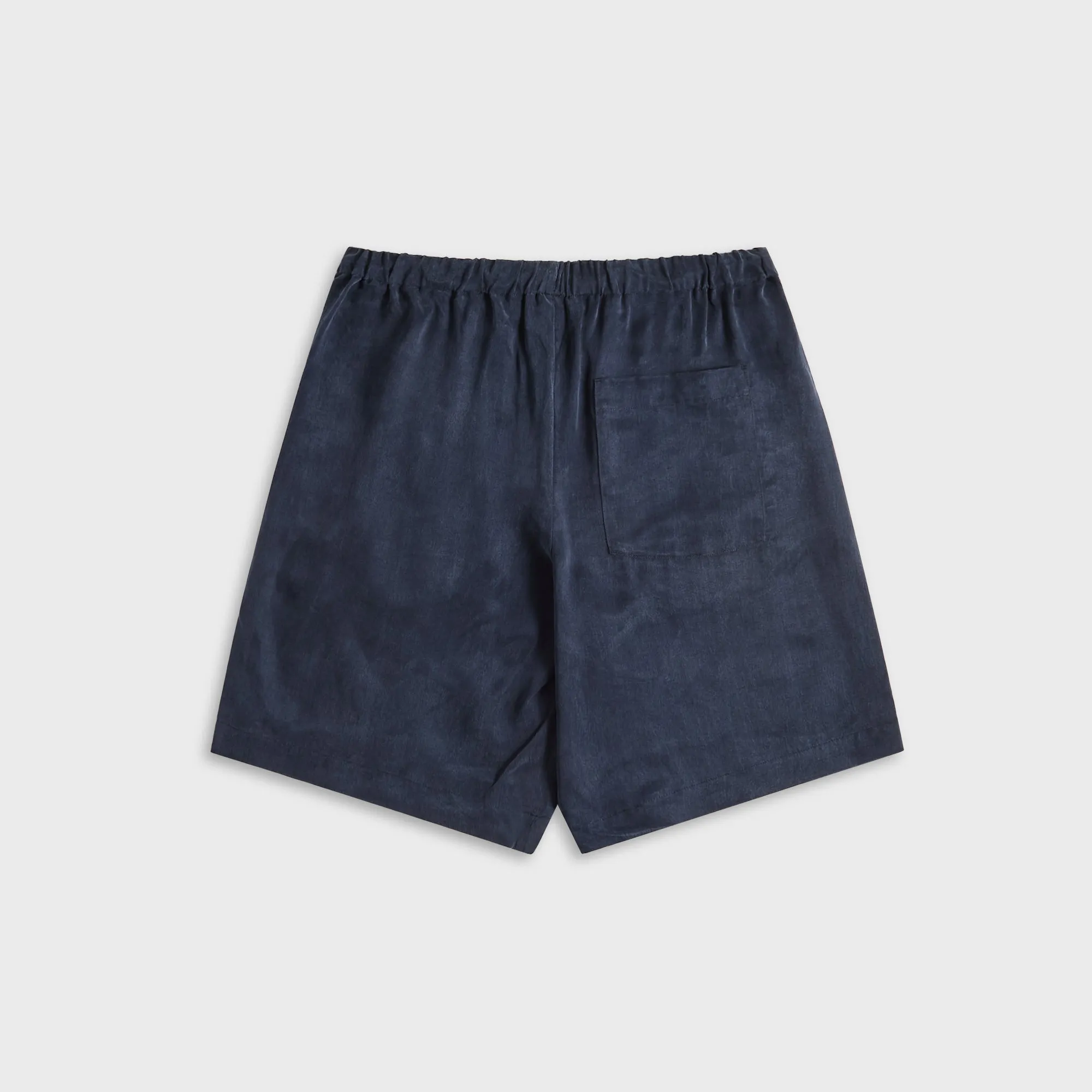 Dries Van Noten Sand Washed Cupro Short - Navy sold by Kith product image thumbnail 2