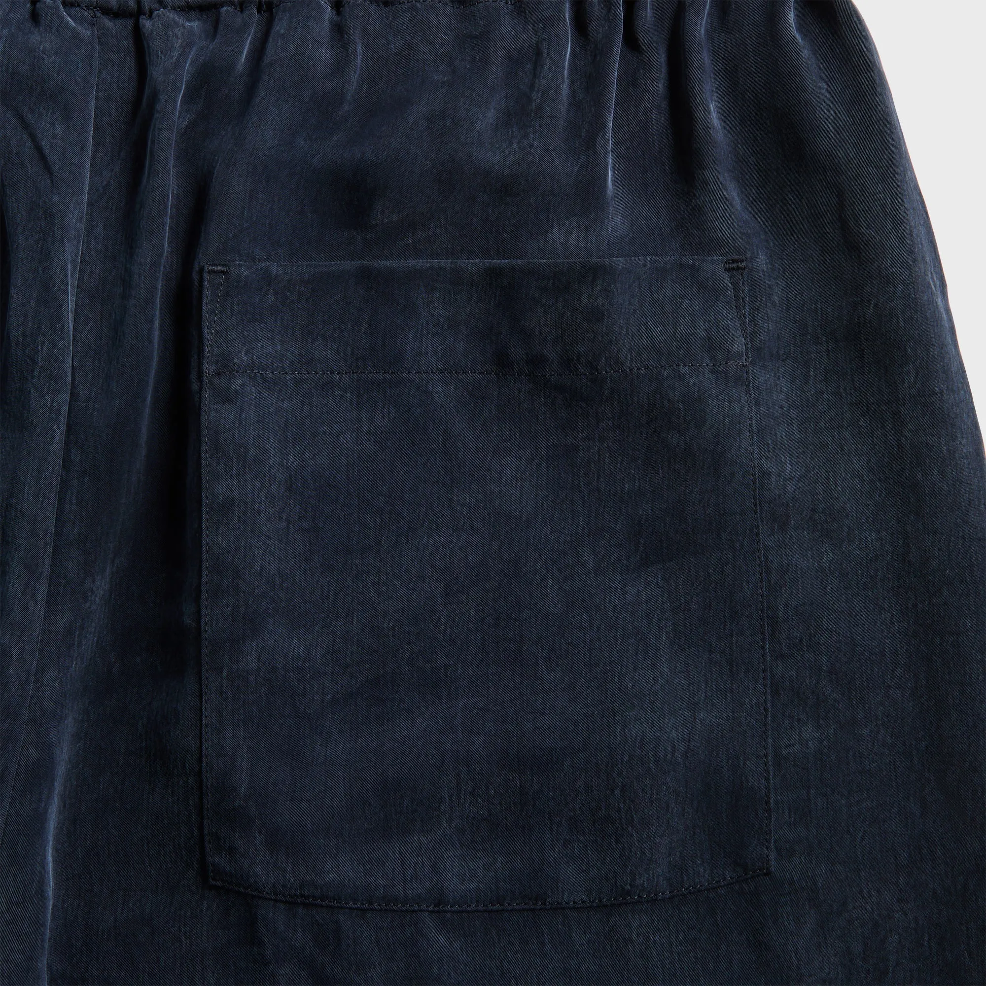 Dries Van Noten Sand Washed Cupro Short - Navy sold by Kith product image thumbnail 3