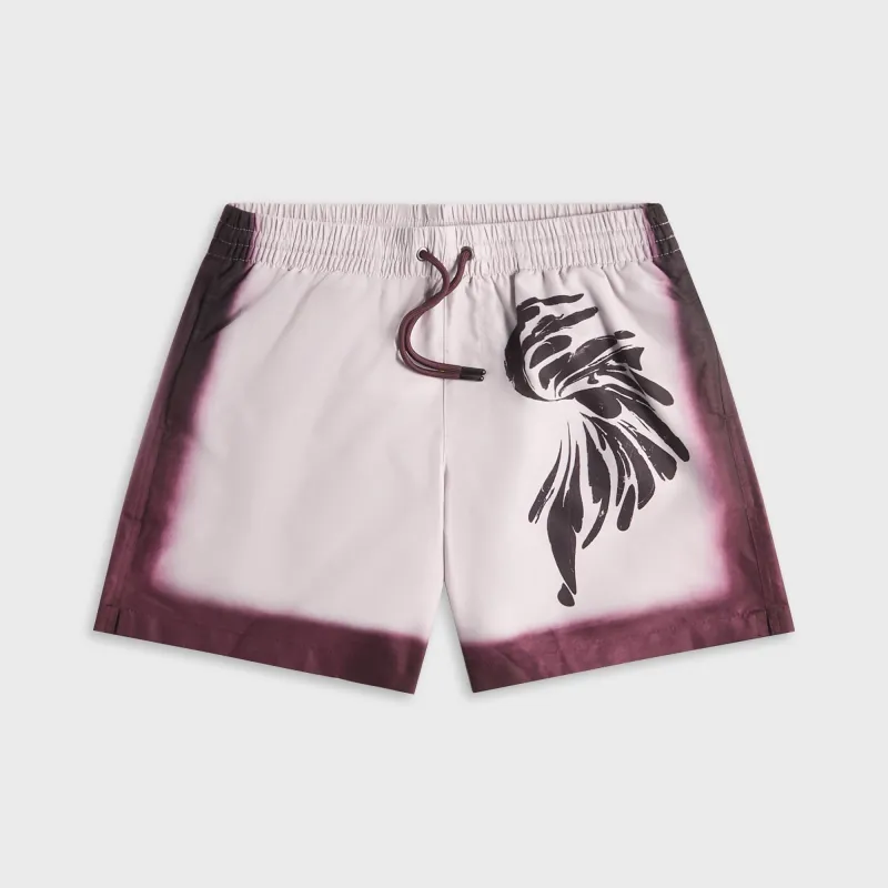Dries Van Noten Phibbs 1433 M.W.Swimwear - Burgundy sold by Kith