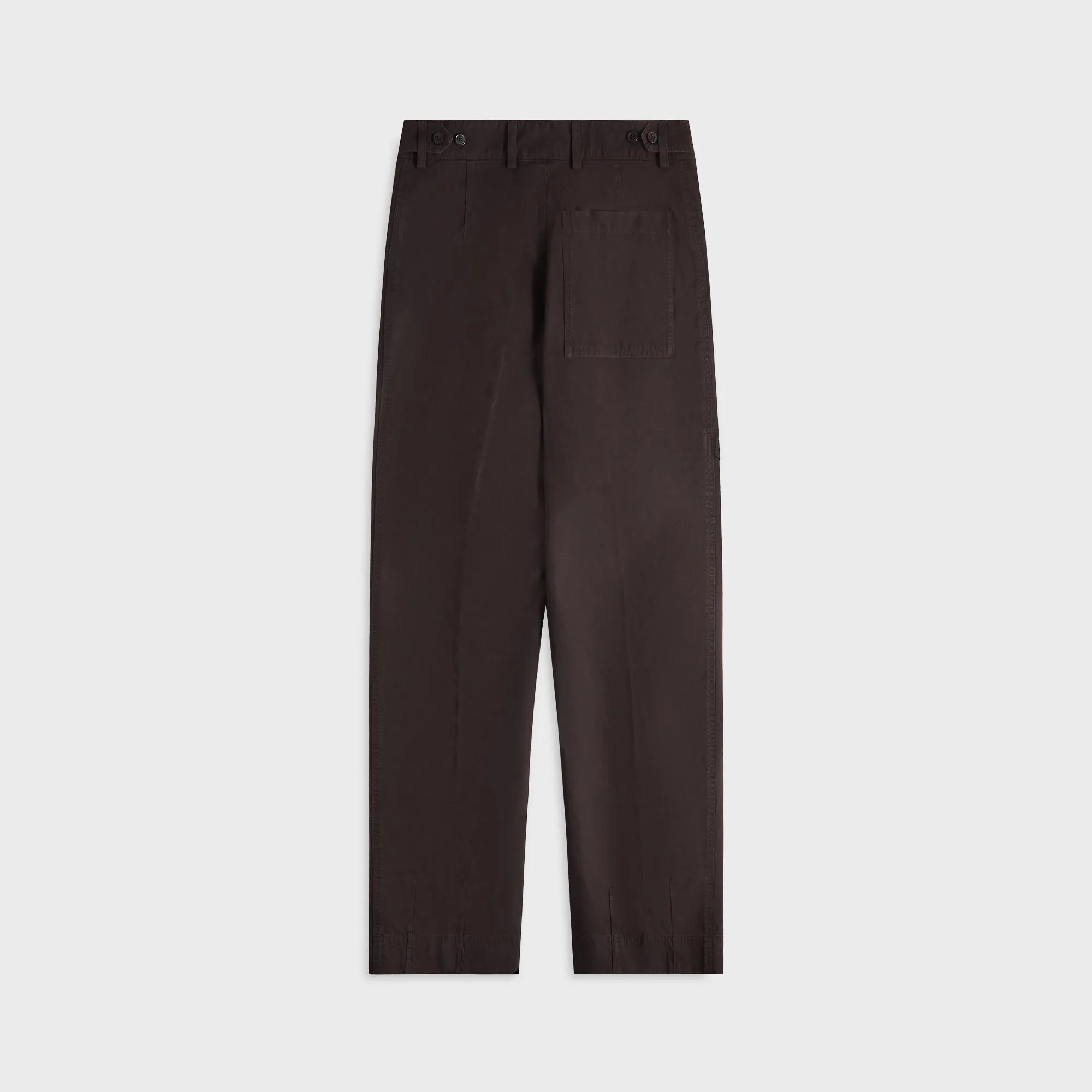 Dries Van Noten Overdyed Double Weave Compact Cotton Pant - Brown sold by Kith product image thumbnail 2