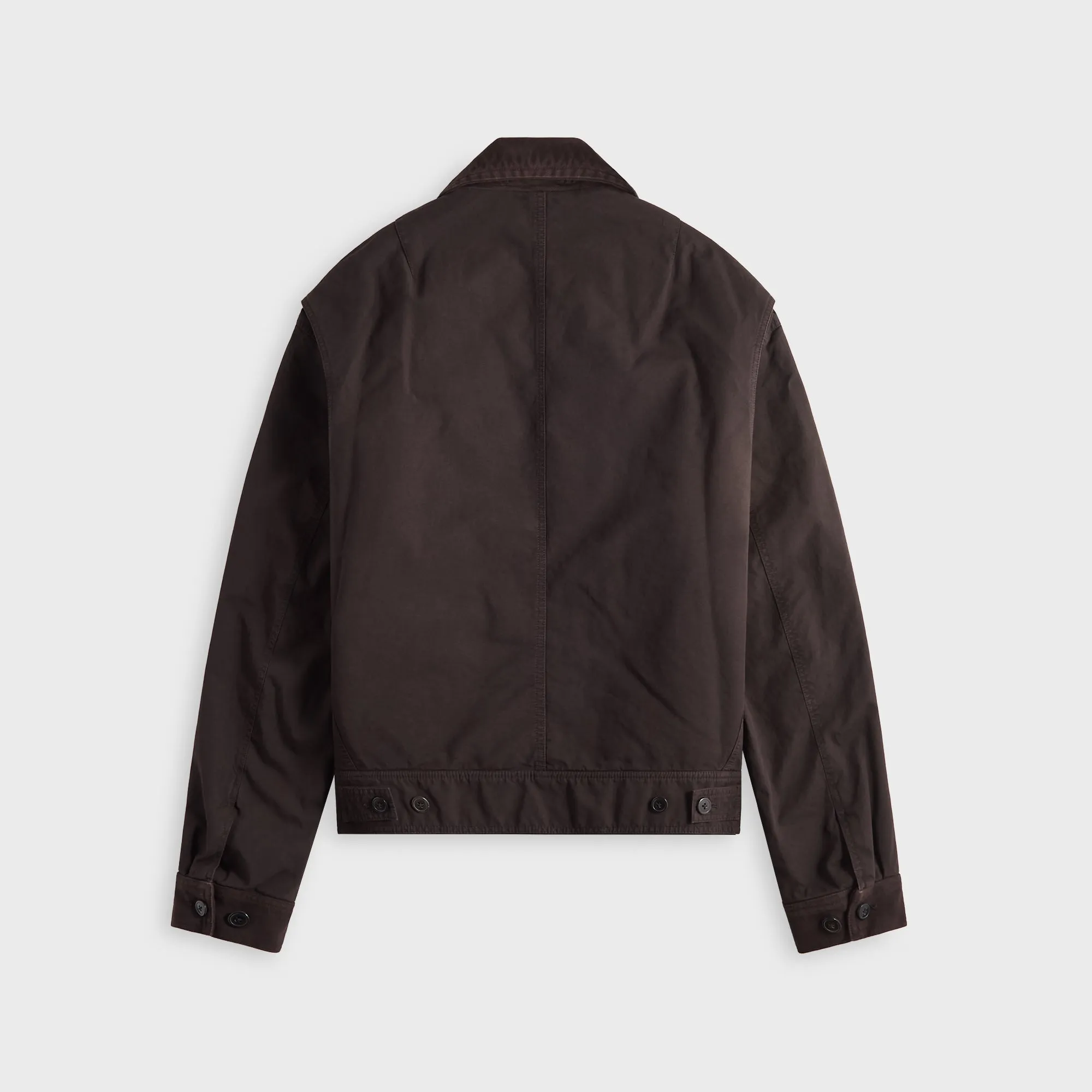 Dries Van Noten Overdyed Double Weave Compact Cotton Jacket - Brown sold by Kith product image thumbnail 2
