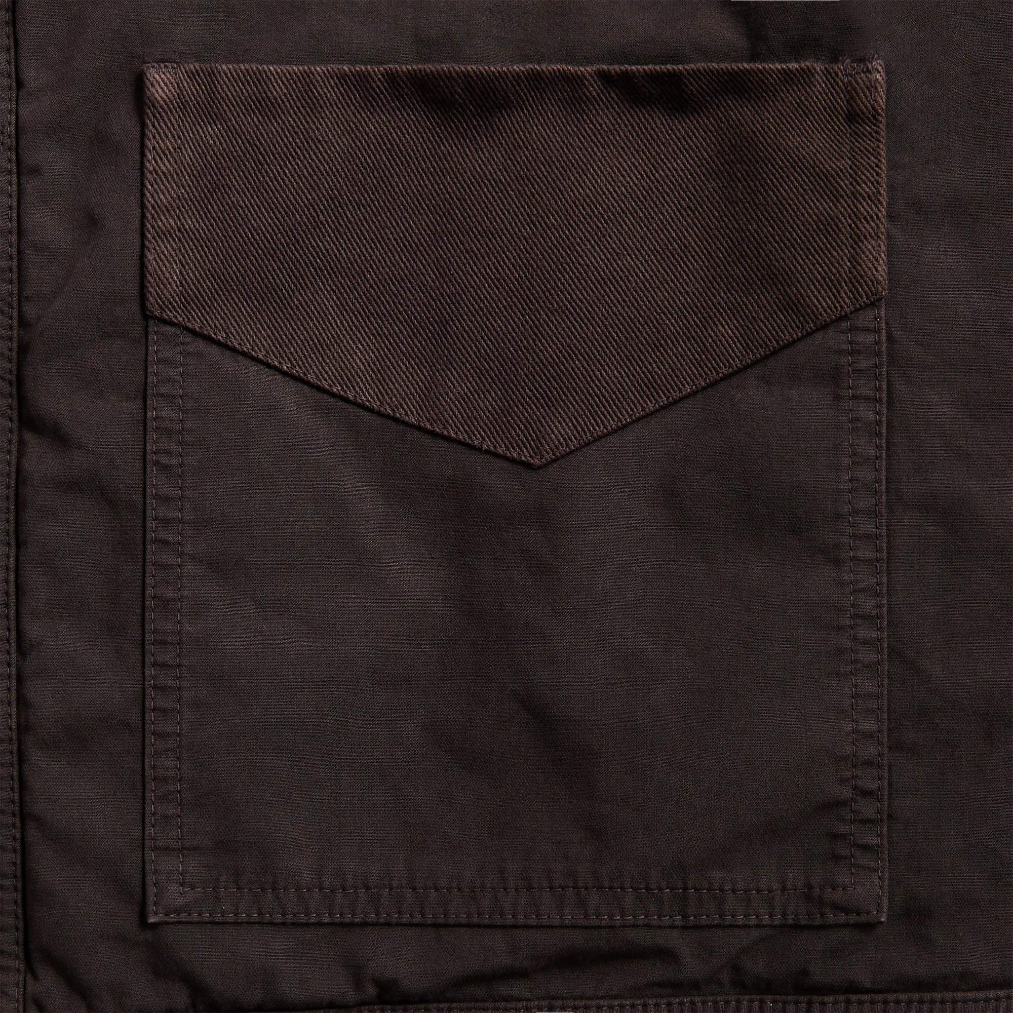 Dries Van Noten Overdyed Double Weave Compact Cotton Jacket - Brown sold by Kith product image thumbnail 3