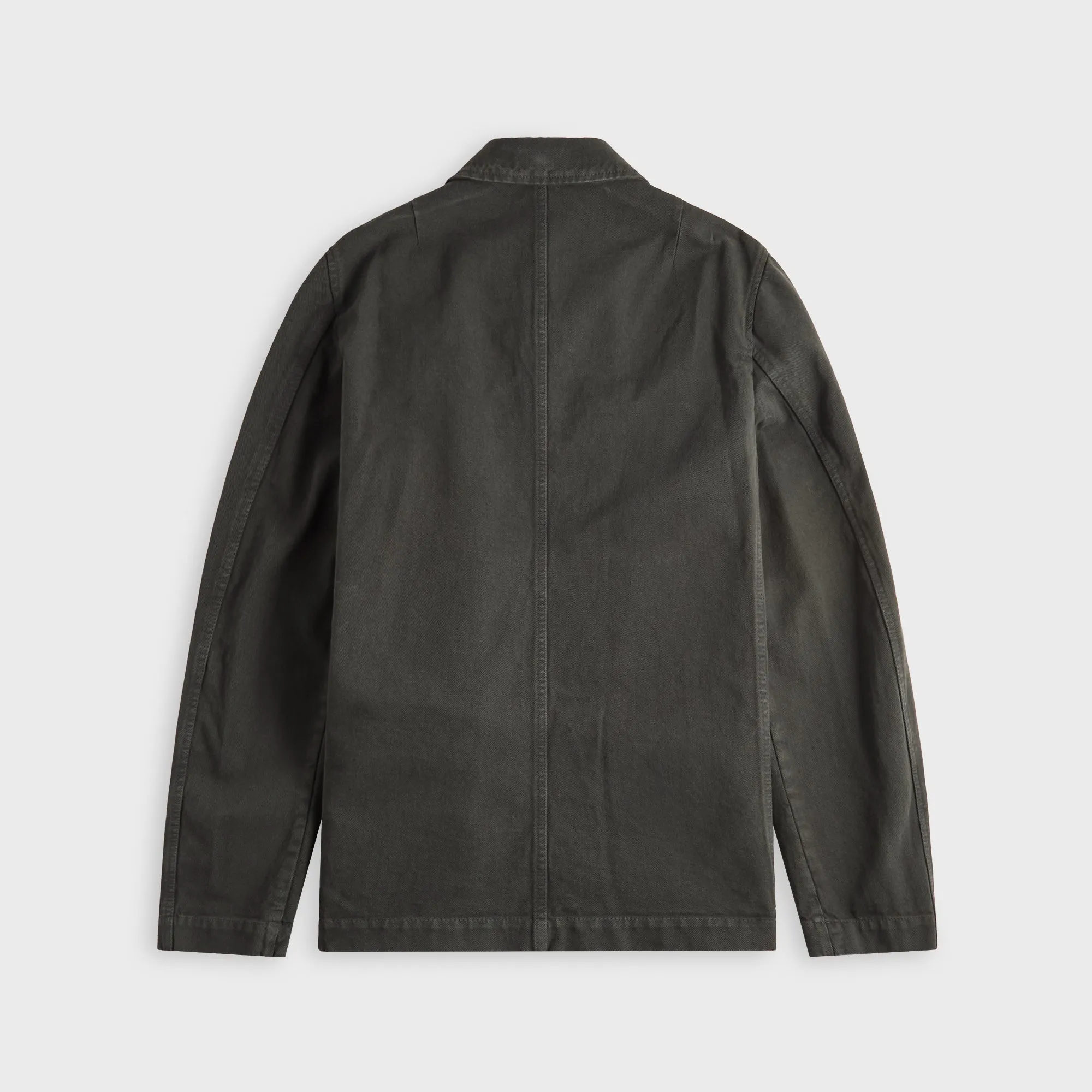 Dries Van Noten Overdye Compact Twill Cotton Jacket - Dark Grey sold by Kith product image thumbnail 2