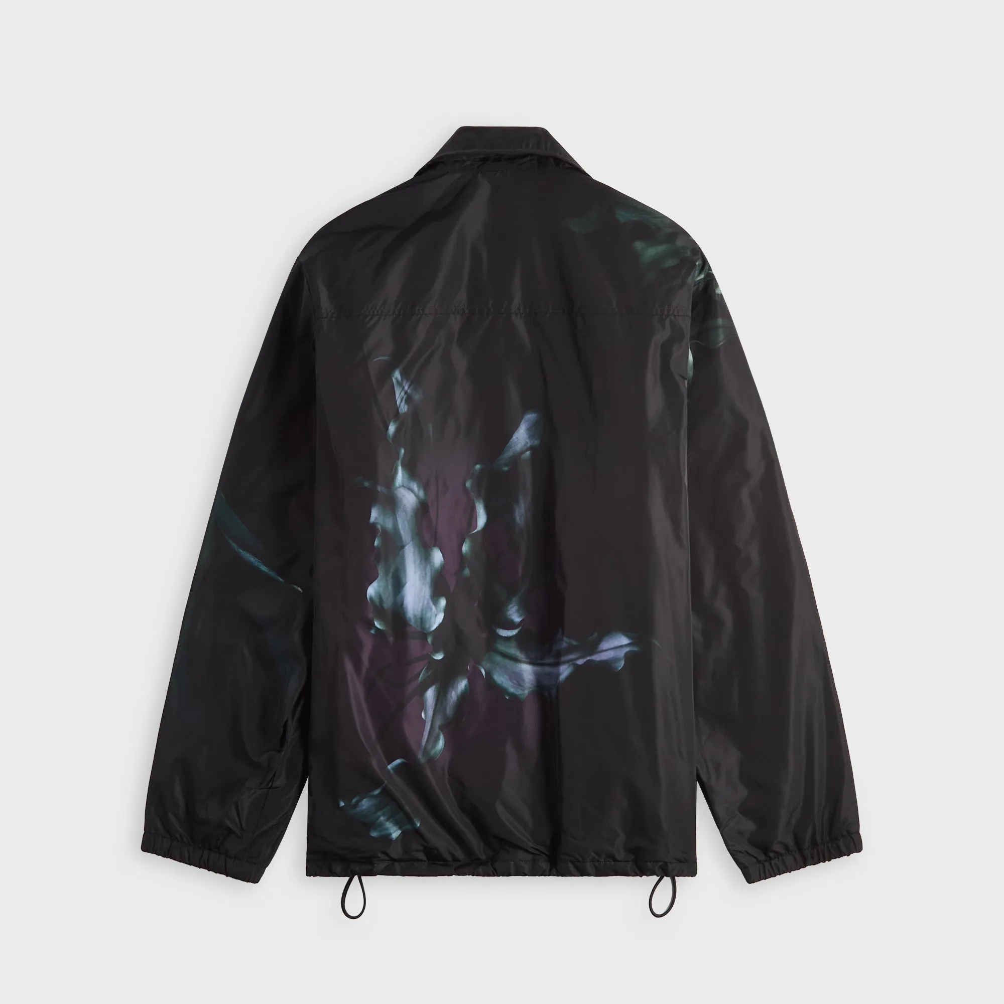 Dries Van Noten Flower Print Water Repellent Nylon Jacket - Black sold by Kith product image thumbnail 2