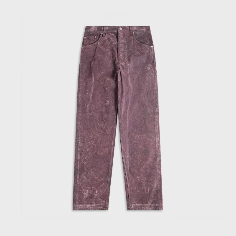 Dries Van Noten Flocked Rinse Wash Pant - Lilac sold by Kith