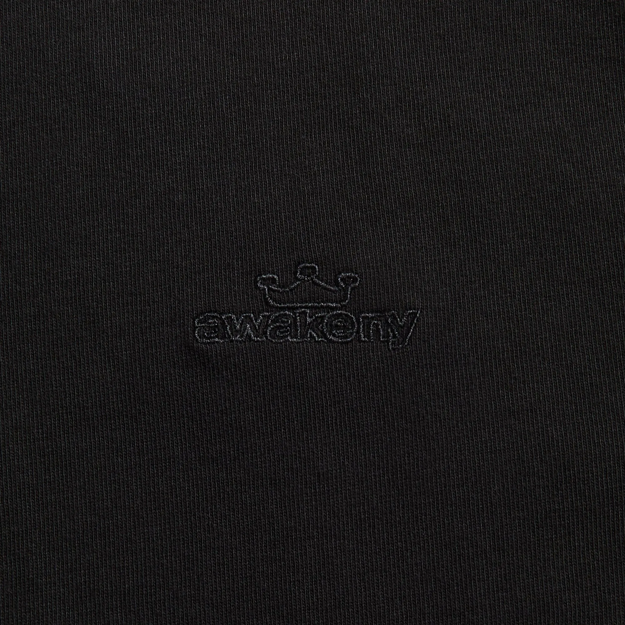 Awake NY Waffle Long Sleeve Shirt - Black sold by Kith product image thumbnail 3