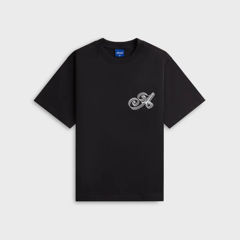 Awake NY Script Tee - Black sold by Kith