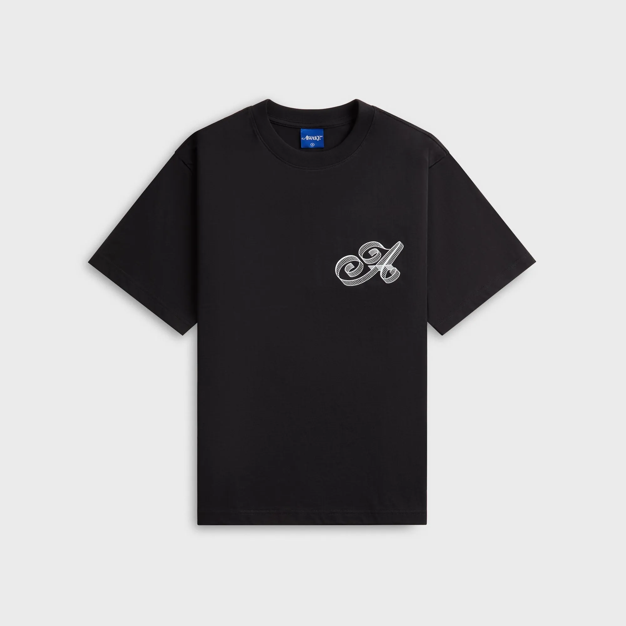 Awake NY Script Tee - Black sold by Kith