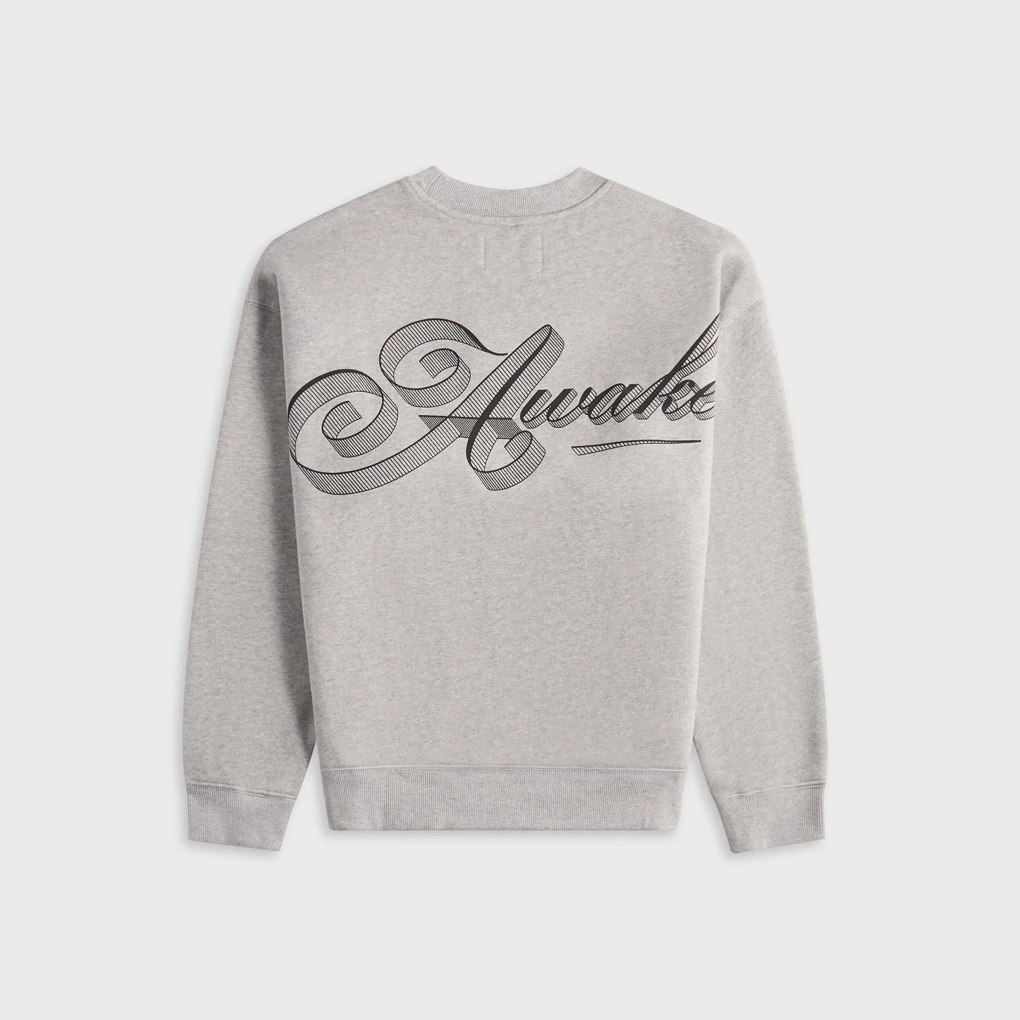 Awake NY Script Crew Neck - Heather Grey sold by Kith product image thumbnail 2