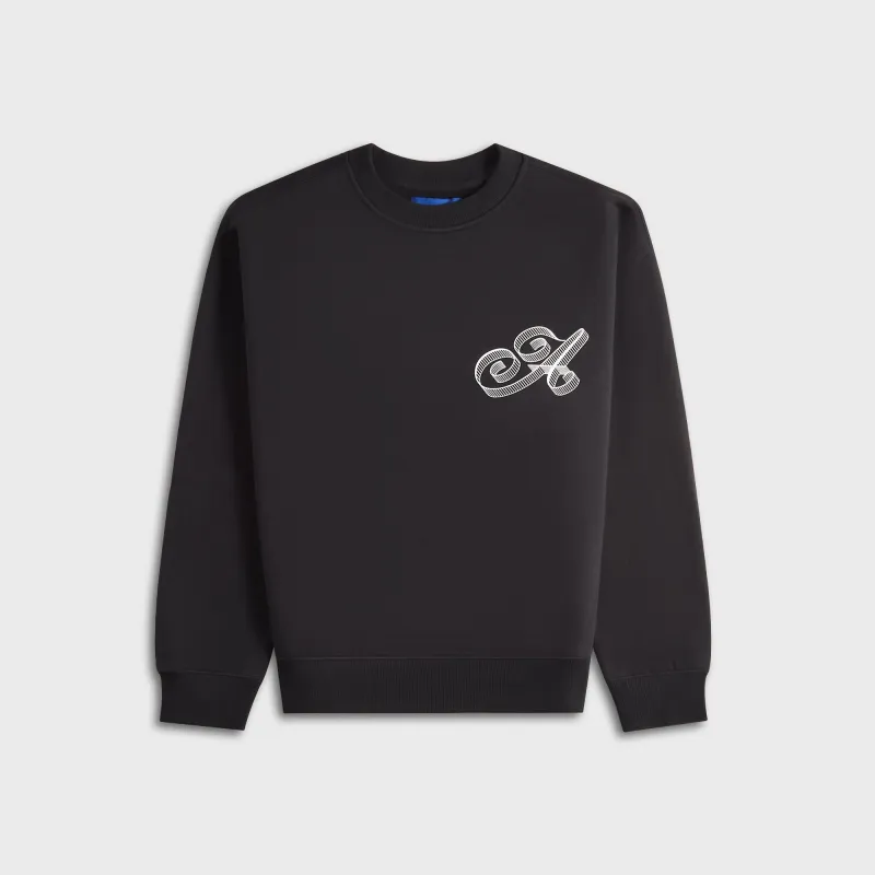 Awake NY Script Crew Neck - Black sold by Kith