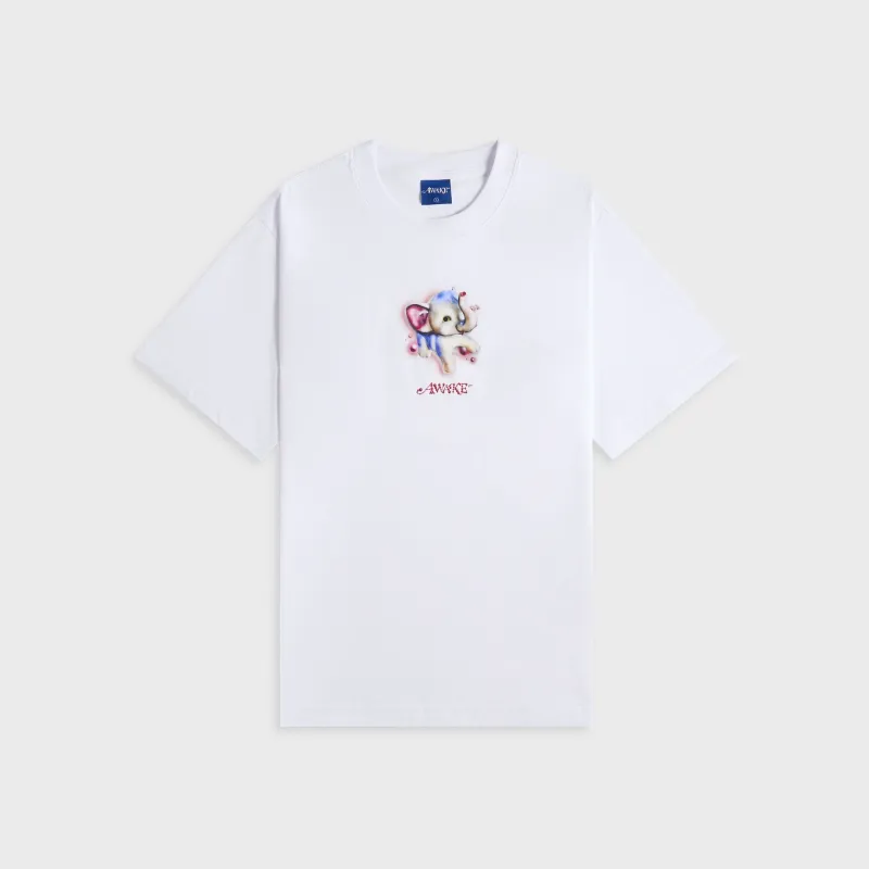 Awake NY Elephant Tee - White sold by Kith