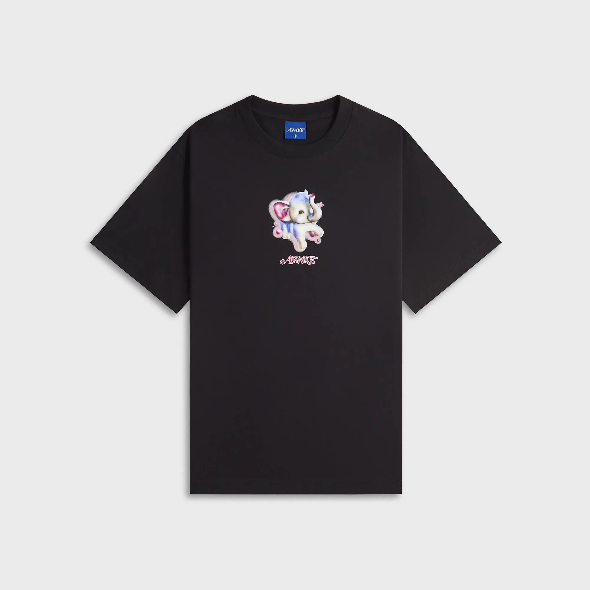 Awake NY Elephant Tee - Black sold by Kith
