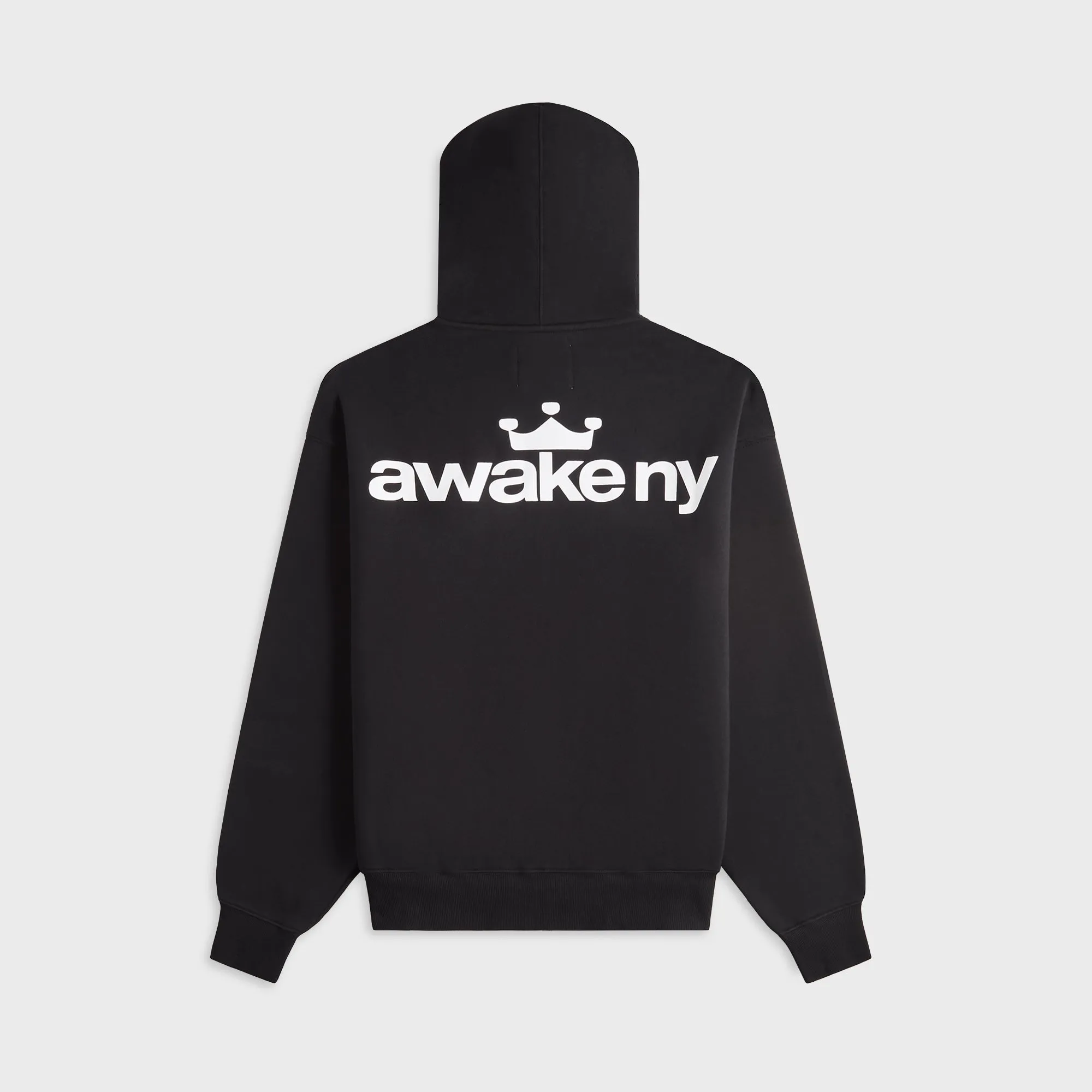 Awake NY Crown Logo Full-Zip Hoodie - Black sold by Kith product image thumbnail 2
